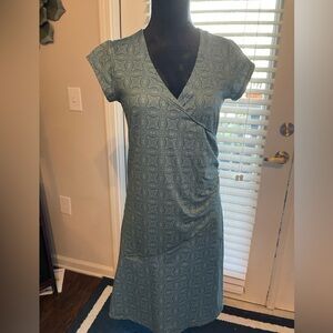 Alpine Design Teal Patterned Dress